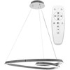 Pakabinamas šviestuvas Toolight Loop LED pakabinamas lubinis šviestuvas + nuotolinio valdymo pultas APP798-cp Chrome
