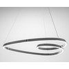 Pakabinamas šviestuvas Toolight Loop LED pakabinamas lubinis šviestuvas + nuotolinio valdymo pultas APP798-cp Chrome