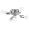 Pakabinamas šviestuvas Toolight Lubų šviestuvas "Plafond" 6 žiedų metalinis juodas APP709-6C
