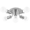 Pakabinamas šviestuvas Toolight Lubų šviestuvas "Plafond" 6 žiedų metalinis juodas APP709-6C