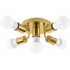 Pakabinamas šviestuvas Toolight Lubų šviestuvas "Plafond" 6 žiedų metalinis juodas APP709-6C