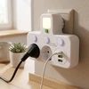 Toolight Maitinimo Lizdų Blokas 2 Lizdai + 2x Usb-a + Usb-c Jnh017 Baltas