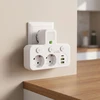Toolight Maitinimo Lizdų Blokas 2 Lizdai + 2x Usb-a + Usb-c Jnh017 Baltas