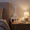 Toolight Maitinimo Lizdų Blokas 3 Lizdai + 3x Usb-a + Usb-c Jnh018 Baltas