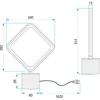 Toolight Naktinė Led Lemputė Lhj124-t Juoda