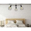 Pakabinamas šviestuvas Toolight Pakabinama metalinė lubų lempos Loft APP734-3C