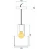 Toolight Pakabinamas šviestuvas APP285-1 Sidabras