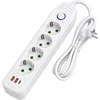 Toolight Prailgintuvas Maitinimo Blokas 4 Lizdai + 2x Usb-a + Usb-c Jnh025-4b Baltas