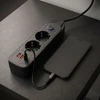 Toolight Prailgintuvas Maitinimo Blokas 2 Lizdai + 2x Usb-a + Usb-c Jnh023-2b Juodas