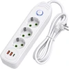 Toolight Prailgintuvas Maitinimo Blokas 3 Lizdai + 2x Usb-a + Usb-c Jnh024-3b Baltas