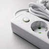 Toolight Prailgintuvas Maitinimo Blokas 5 Lizdai + 2x Usb-a + Usb-c Jnh022-5a Baltas