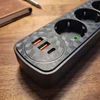 Toolight Prailgintuvas Maitinimo Blokas 2 Lizdai + 2x Usb-a + Usb-c Jnh023-2b Juodas