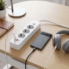 Toolight Prailgintuvas Maitinimo Blokas 3 Lizdai + 2x Usb-a + Usb-c Jnh020-3a Baltas