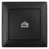 Toolight Rj45 Lizdas Su Rėmeliu Oste Jnh010-s Juodas