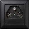 Toolight Rtv-sat Antenos Lizdas Su Rėmeliu Oste Jnh011-a Juodas
