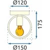 Sieninis šviestuvas Toolight Sieninė lempa APP990-1W