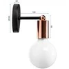 Sieninis šviestuvas Toolight Sieninė lempa Metalinė rožinė auksinė Rose Gold 392205