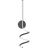 Toolight SIENINIS ŠVIESTUVAS LED LHJ061-W Juodas