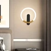Toolight SIENINIS ŠVIESTUVAS LED LHJ068-W C BRUSH GOLD/Juodas