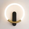 Toolight SIENINIS ŠVIESTUVAS LED LHJ068-W C BRUSH GOLD/Juodas