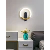 Toolight SIENINIS ŠVIESTUVAS LED LHJ068-W C BRUSH GOLD/Juodas
