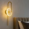 Toolight SIENINIS ŠVIESTUVAS LED LHJ072-W BRUSH GOLD