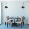 Sieninis šviestuvas Toolight SPRING UP LED BILIETAS APP829-W Juodas MATINIS