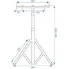 Toolight Statyw na lampy halogenowe RSL016