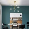 Toolight Stiklinis rutulinis pakabinamas šviestuvas 6 vnt APP919-6CP Auksinis