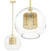 Pakabinamas šviestuvas Toolight Stiklo šviestuvas Gold Loft APP554-1CP 20cm