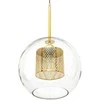 Pakabinamas šviestuvas Toolight Stiklo šviestuvas Gold Loft APP554-1CP 20cm