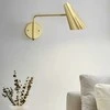 Sieninis šviestuvas Toolight Šviestuvas APP1138-1W GOLD
