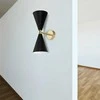 Sieninis šviestuvas Toolight Šviestuvas APP1140-2W juodas auksinis