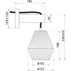 Toolight Šviestuvas APP1149-1W Wood
