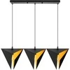 Pakabinamas šviestuvas Toolight Šviestuvas geometrinis trigubis Juodas APP254-3CP