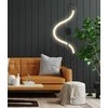 Sieninis šviestuvas Toolight šviestuvas LED APP857-W LONG Juodas