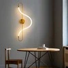 Sieninis šviestuvas Toolight šviestuvas LED APP858-W Long Gold