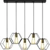 Lubinis šviestuvas Toolight Šviestuvas lubinis APP1133-5CP Juodas Gold