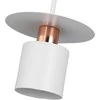 Pakabinamas šviestuvas Toolight Šviestuvas lubinis APP1146-1CP Baltas Rose Gold
