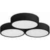 Lubinis šviestuvas Toolight Šviestuvas lubinis APP878-C Triple Juodas 3x40cm