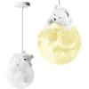 Lubinis šviestuvas Toolight Šviestuvas lubinis Baltas BEAR APP1597-1CP