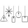 Lubinis šviestuvas Toolight Šviestuvas lubinis Geometric LE-02 Star
