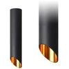 Lubinis šviestuvas Toolight Šviestuvas lubinis Juodas GOLD 30 CM APP572-1C