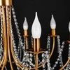 Pakabinamas šviestuvas Toolight Šviestuvas lubinis krištolo GOLD APP766-8CP