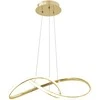 Lubinis šviestuvas Toolight Šviestuvas lubinis LED APP1601-CP GOLD