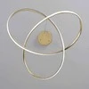 Lubinis šviestuvas Toolight Šviestuvas lubinis LED APP1601-CP GOLD