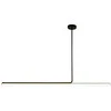 Lubinis šviestuvas Toolight Šviestuvas lubinis LED APP1660-CP Juodas 140cm