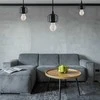 Lubinis šviestuvas Toolight Šviestuvas lubinis Loft juodas shine APP595-1CP
