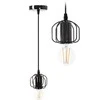 Lubinis šviestuvas Toolight Šviestuvas lubinis Loft juodas shine APP595-1CP