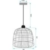 Pakabinamas šviestuvas Toolight Šviestuvas lubinis NATURAL APP1351-1CP 30 cm
